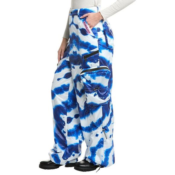 Khrisjoy Womens  Wide Tech Pant, White - Picture 3 of 4